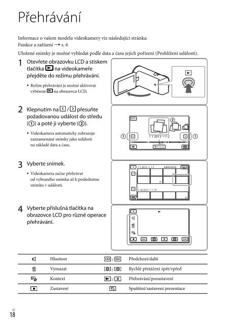 Sony HDR-CX320E - HDR-CX320E Consignes d&rsquo;utilisation Polonais