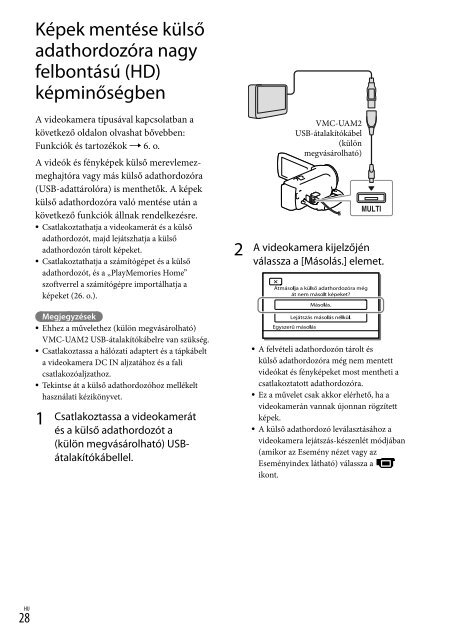 Sony HDR-CX320E - HDR-CX320E Consignes d&rsquo;utilisation Polonais