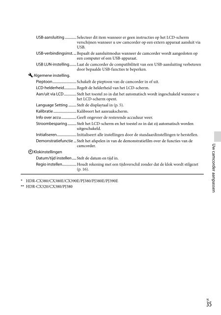 Sony HDR-CX320E - HDR-CX320E Consignes d&rsquo;utilisation Allemand