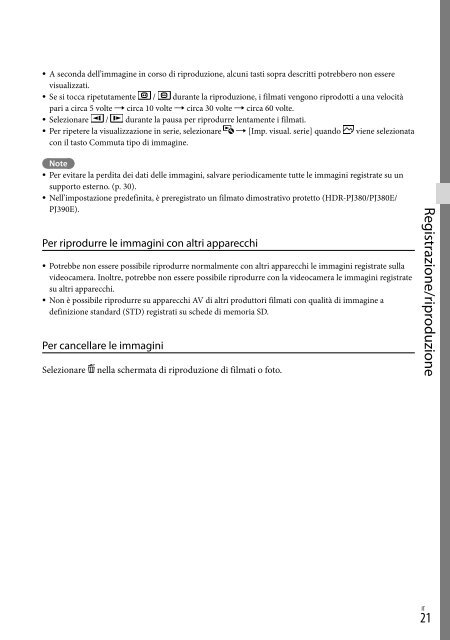 Sony HDR-CX320E - HDR-CX320E Consignes d&rsquo;utilisation Allemand