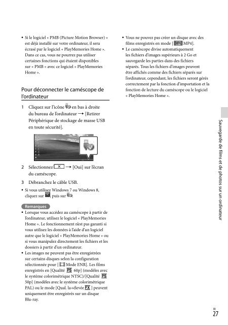 Sony HDR-CX320E - HDR-CX320E Consignes d&rsquo;utilisation Allemand