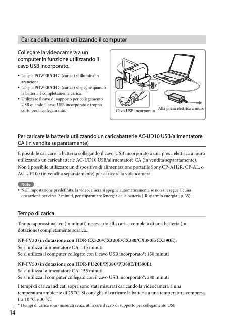 Sony HDR-CX320E - HDR-CX320E Consignes d&rsquo;utilisation