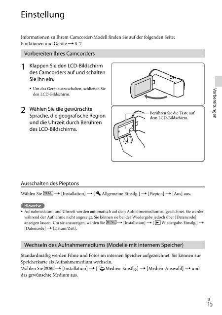 Sony HDR-CX320E - HDR-CX320E Consignes d&rsquo;utilisation Fran&ccedil;ais