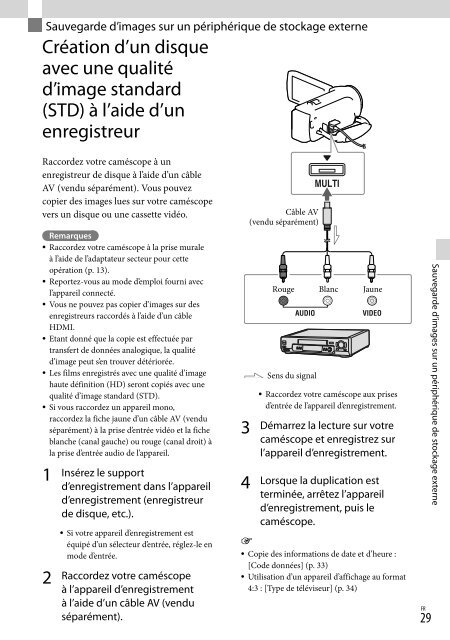 Sony HDR-CX320E - HDR-CX320E Consignes d&rsquo;utilisation Portugais