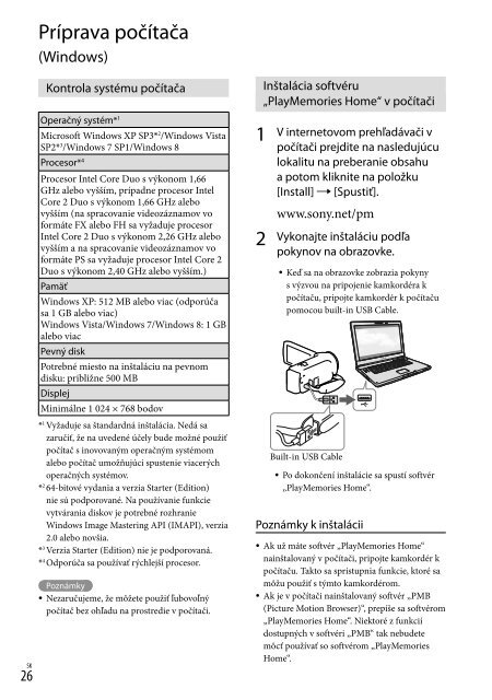 Sony HDR-CX320E - HDR-CX320E Consignes d&rsquo;utilisation Su&eacute;dois