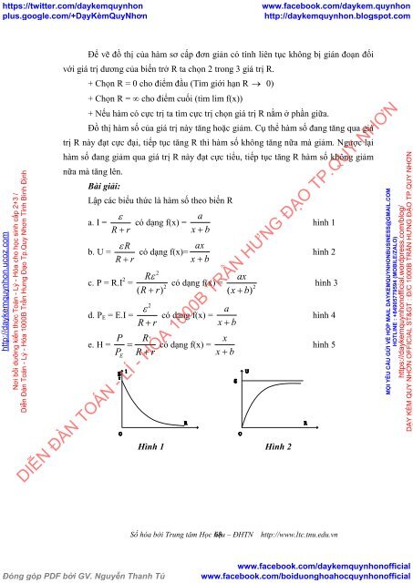 Bồi dưỡng học sinh giỏi cấp THCS sử dụng công cụ toán học trong việc giải bài tập vật lí phần điện học (vật lí 9) nhằm phát triển tư duy sáng tạo