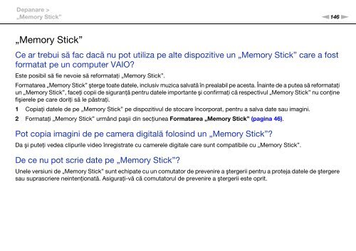 Sony VPCEF3E1E - VPCEF3E1E Mode d'emploi Roumain