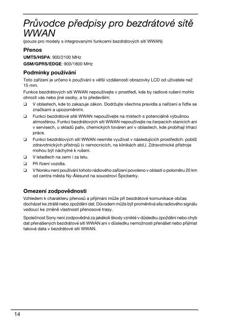 Sony VPCEF3E1E - VPCEF3E1E Documents de garantie Slovaque
