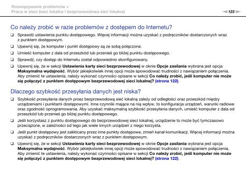 Sony VPCEF3E1E - VPCEF3E1E Mode d'emploi Polonais