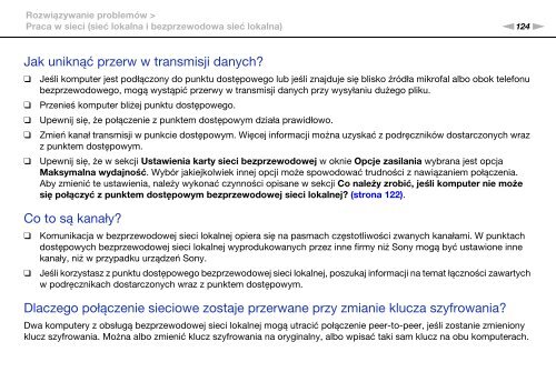 Sony VPCEF3E1E - VPCEF3E1E Mode d'emploi Polonais