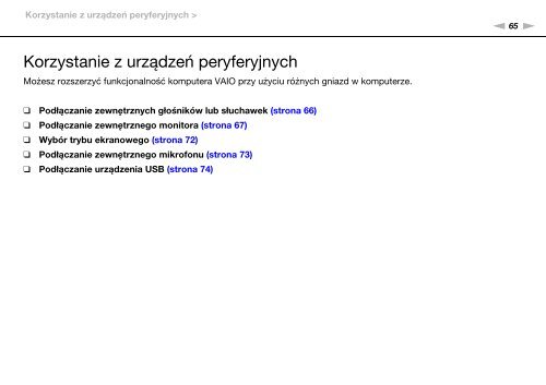 Sony VPCEF3E1E - VPCEF3E1E Mode d'emploi Polonais