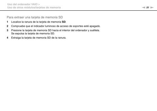 Sony VPCEF3E1E - VPCEF3E1E Mode d'emploi Espagnol