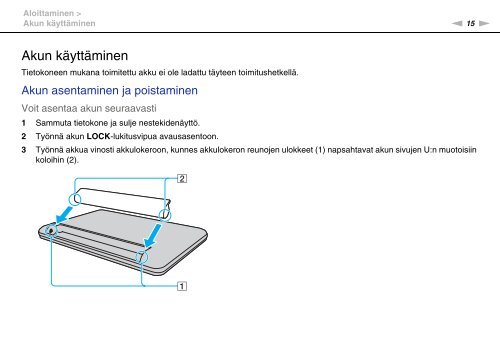 Sony VPCEF3E1E - VPCEF3E1E Mode d'emploi Finlandais