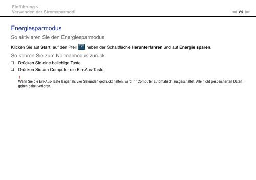 Sony VPCEF3E1E - VPCEF3E1E Mode d'emploi Allemand