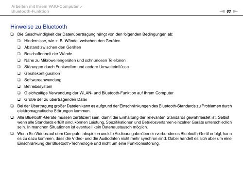 Sony VPCEF3E1E - VPCEF3E1E Mode d'emploi Allemand