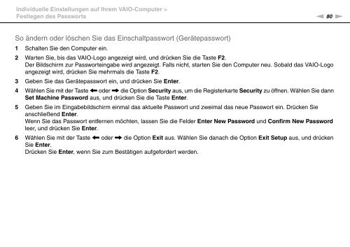 Sony VPCEF3E1E - VPCEF3E1E Mode d'emploi Allemand