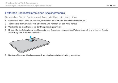 Sony VPCEF3E1E - VPCEF3E1E Mode d'emploi Allemand