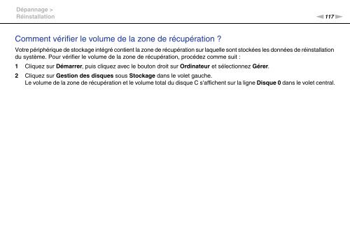 Sony VPCEF3E1E - VPCEF3E1E Mode d'emploi Fran&ccedil;ais