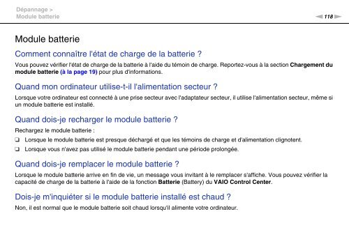 Sony VPCEF3E1E - VPCEF3E1E Mode d'emploi Fran&ccedil;ais