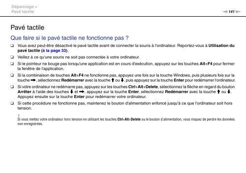 Sony VPCEF3E1E - VPCEF3E1E Mode d'emploi Fran&ccedil;ais