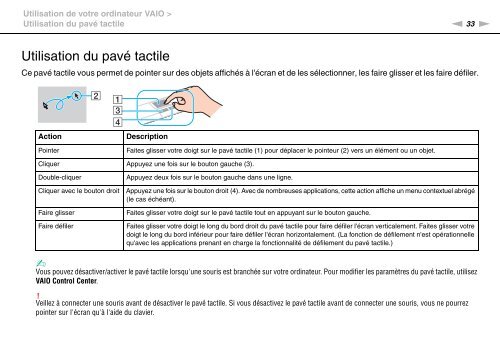 Sony VPCEF3E1E - VPCEF3E1E Mode d'emploi Fran&ccedil;ais