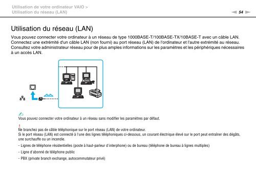 Sony VPCEF3E1E - VPCEF3E1E Mode d'emploi Fran&ccedil;ais