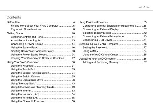 Sony VPCEF3E1E - VPCEF3E1E Mode d'emploi Anglais