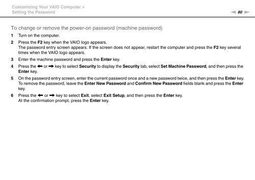 Sony VPCEF3E1E - VPCEF3E1E Mode d'emploi Anglais