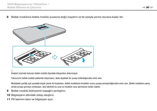 Sony VPCEF3E1E - VPCEF3E1E Mode d'emploi Turc