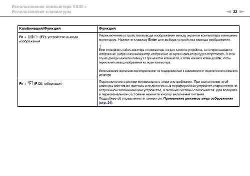 Sony VPCEF3E1E - VPCEF3E1E Mode d'emploi Russe