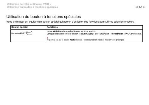 Sony VPCEF3E1E - VPCEF3E1E Mode d'emploi