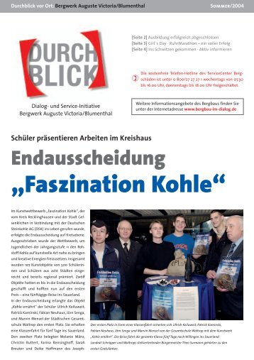 „Faszination Kohle“ - RAG Deutsche Steinkohle