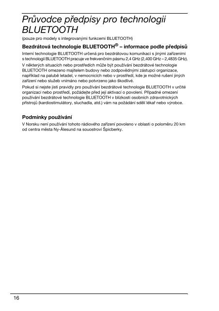 Sony VPCSB1C5E - VPCSB1C5E Documents de garantie Slovaque