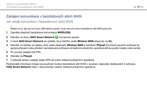 Sony VPCSB1C5E - VPCSB1C5E Mode d'emploi Tch&egrave;que