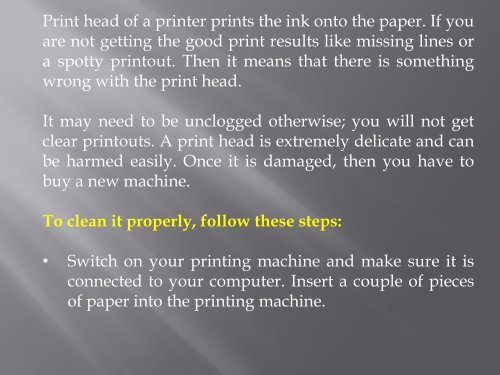 Epson Support: Cleaning Print Head of An Epson Printer