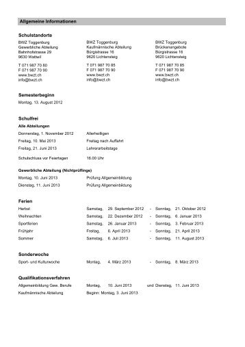 Anlehre Metall (29 kb, PDF) - Berufs- und Weiterbildungszentrum ...