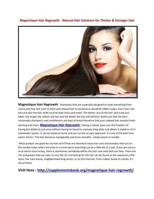  Magnetique Hair Regrowth - Get Unique Shining Hair and desirable long hair