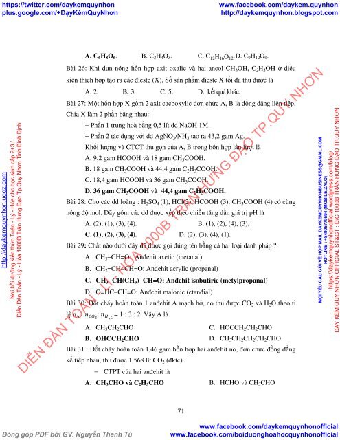 PHÁT TRIỂN NĂNG LỰC HỢP TÁC CỦA HỌC SINH THÔNG QUA BÀI TẬP PHÂN HÓA PHẦN DẪN XUẤT CỦA HIĐROCACBON - HÓA HỌC 11 THPT (2016)