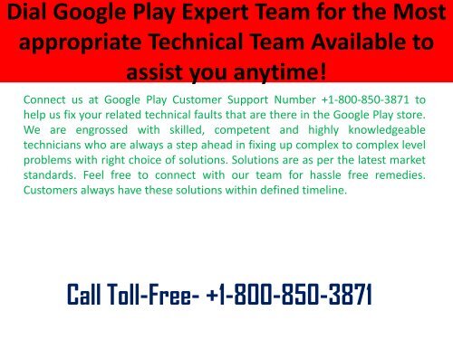 How To Fix Google Play Store Error Code20Toll-Free 1-800-850-3871
