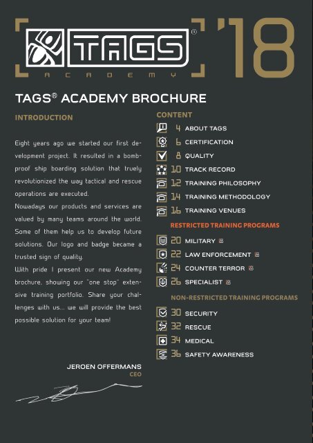 TAGS ACADEMY | 2018