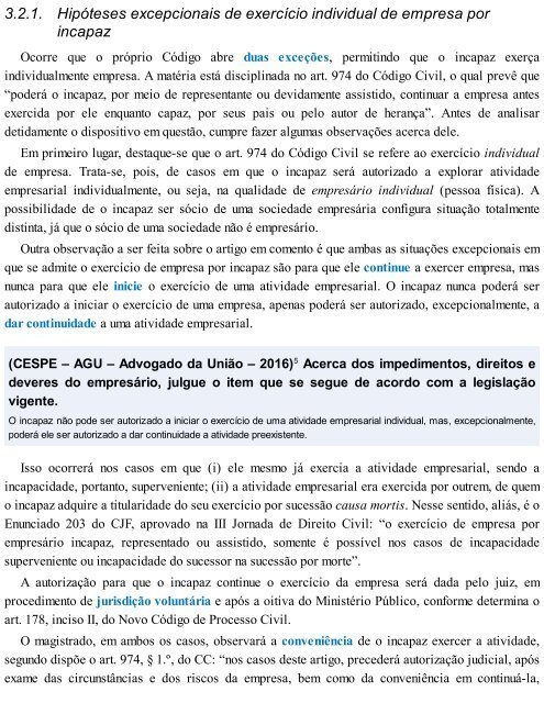 RAMOS, André Luiz Santa Cruz. Direito Empresarial Esquematizado (2017)