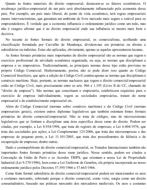 RAMOS, André Luiz Santa Cruz. Direito Empresarial Esquematizado (2017)