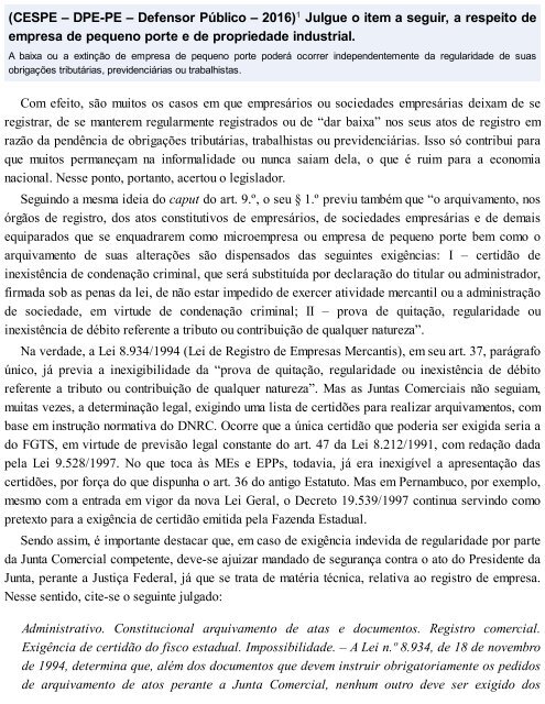 RAMOS, André Luiz Santa Cruz. Direito Empresarial Esquematizado (2017)