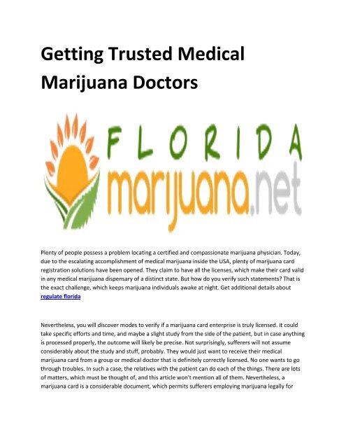 5 clearwater medical marijuana doctor