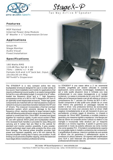 E:\datasheet\stage line\stage8pdata.cdr - Beyerdynamic