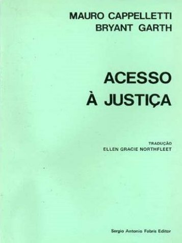 Acesso a Justica - Mauro Cappelletti