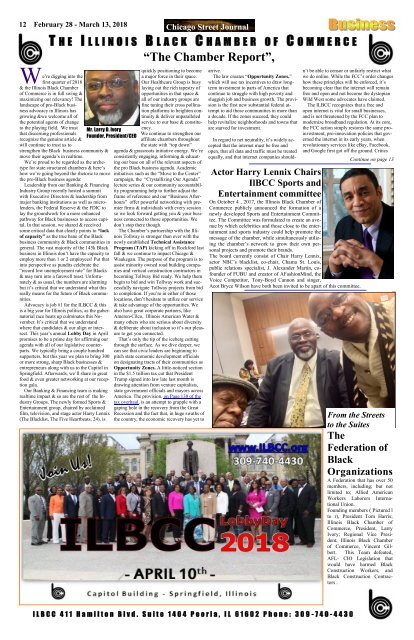 Black Genocide in Chicago - February 28, 2018 Edition of Chicago Street Journal.