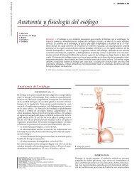 Anatomía y fisiología del esófago