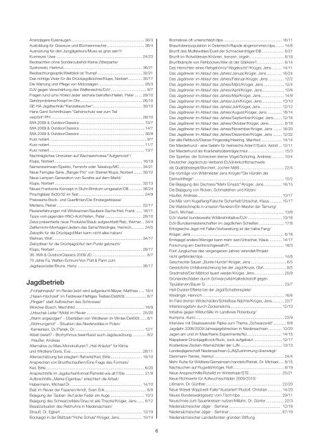 Niedersachsens führendes Jagdmagazin