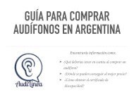 GUÍA PARA COMPRAR AUDÍFONOS